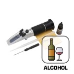 Refractometer Beer/Alcohol (Volume percent v/v) with 